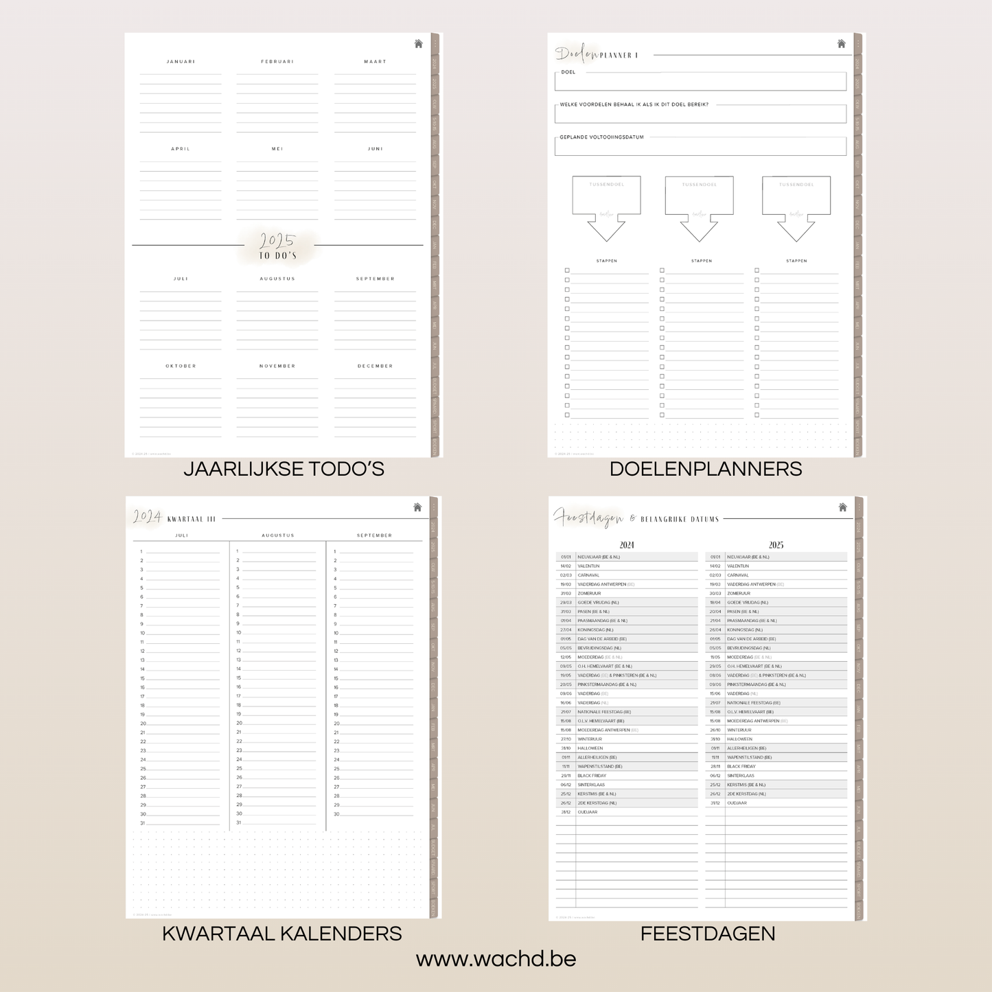 Digitale Planner 24 & 25 (mid-year) | tablet planner