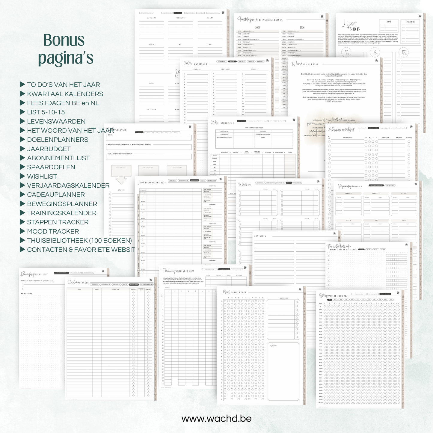 Nederlandse Digitale Planner 2025 | tablet planner