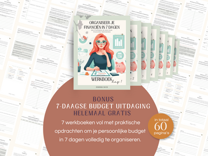 BUNDEL | Ultieme Jaarlijkse Budgetplanner naar keuze & TO-DO lijst Spreadsheet & E-book "hoe maak ik een to-do lijst?"