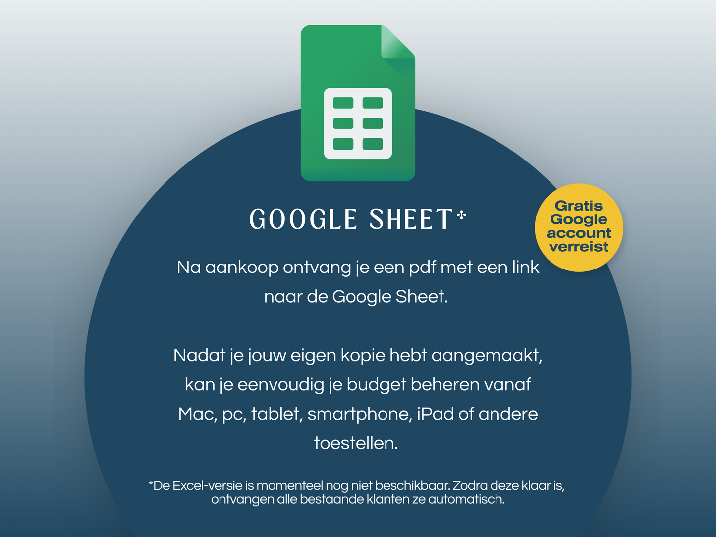 Ultieme Jaarlijkse Budgetplanner | Google Sheets | Nederlandse Budgetplanner | Blauw & Geel