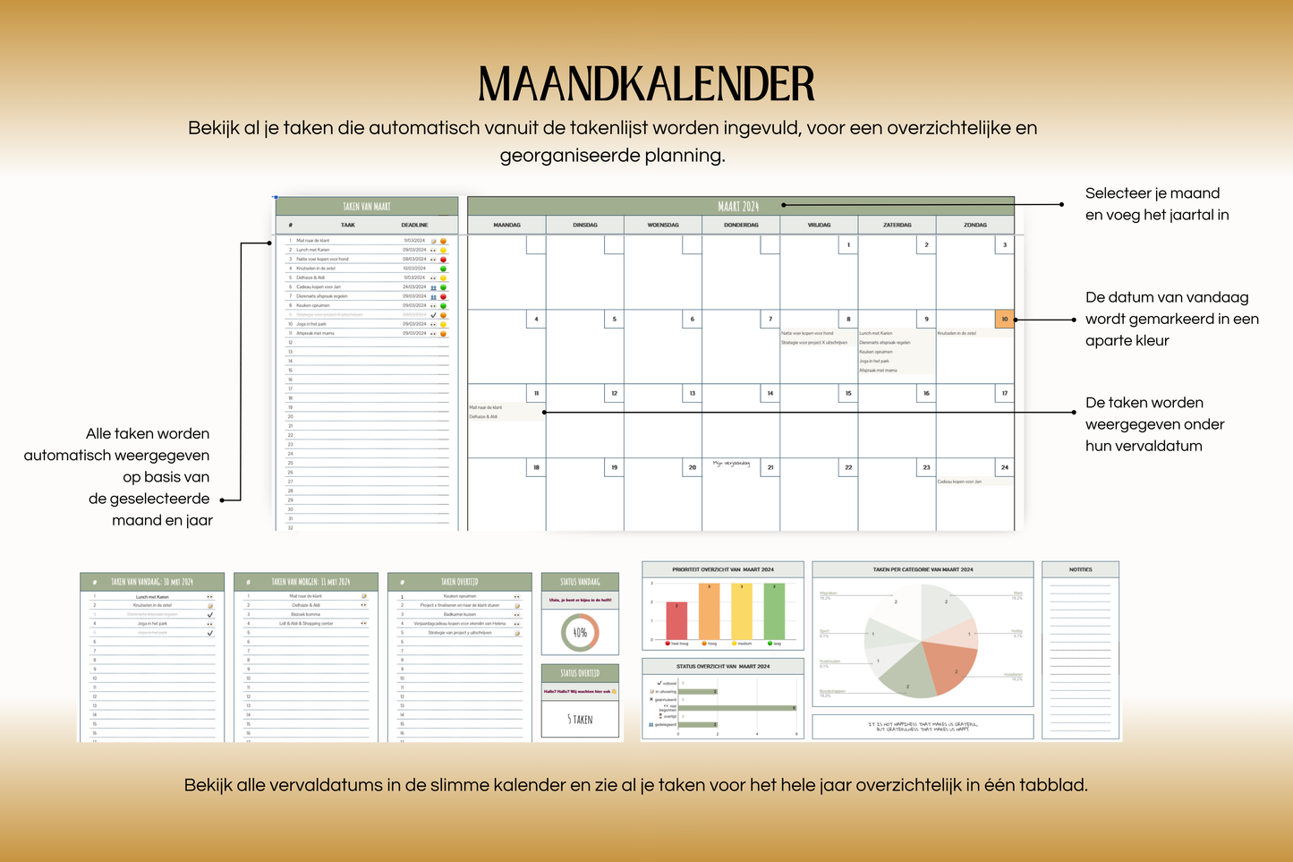 To-Do Lijst Planner | E-book & Google Sheets