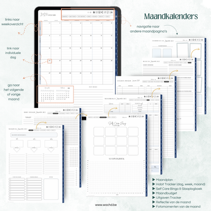 Nederlandse Digitale Planner 2025 | tablet planner