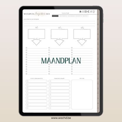 Digitale Planner 24 & 25 (mid-year) | tablet planner