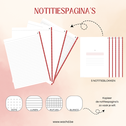 Nederlandse Digitale Planner 2026 | tablet planner | cherry punch