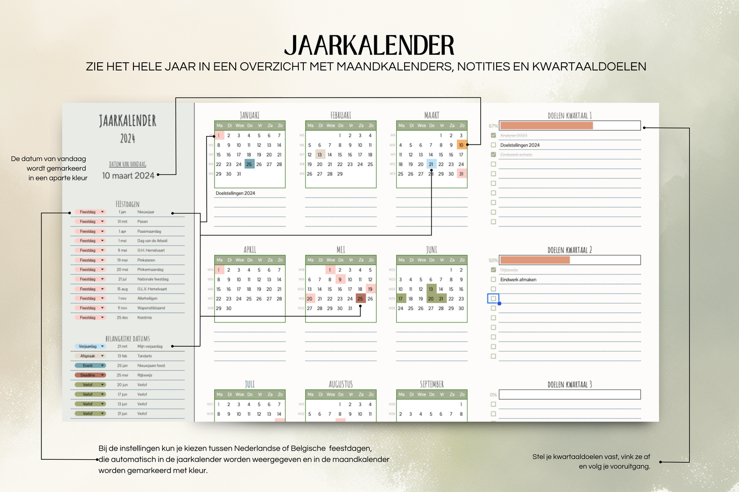 BUNDEL | To-Do Lijst Planner | E-book & Google Sheets