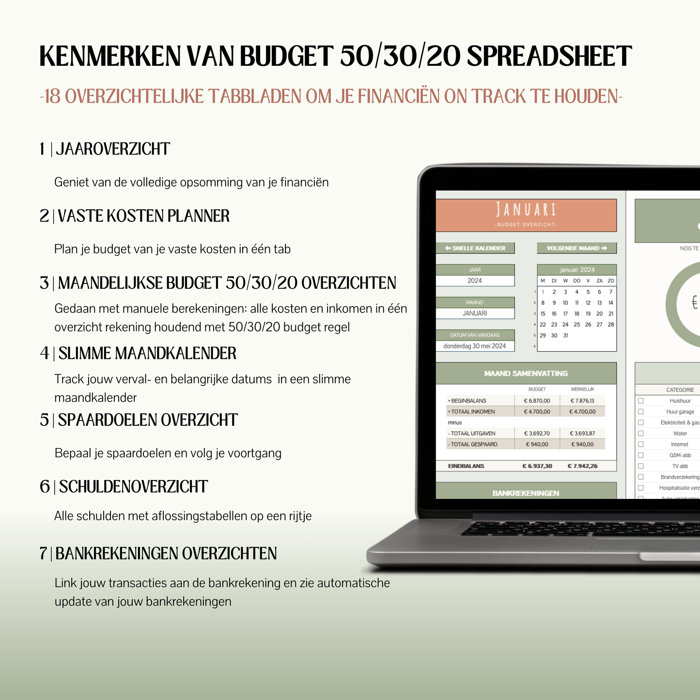 BUNDEL | Ultieme Jaarlijkse Budgetplanner naar keuze & TO-DO lijst Spreadsheet & E-book "hoe maak ik een to-do lijst?"