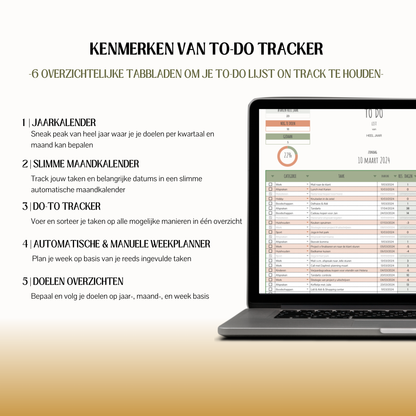 BUNDEL | Ultieme Jaarlijkse Budgetplanner naar keuze & TO-DO lijst Spreadsheet & E-book "hoe maak ik een to-do lijst?"